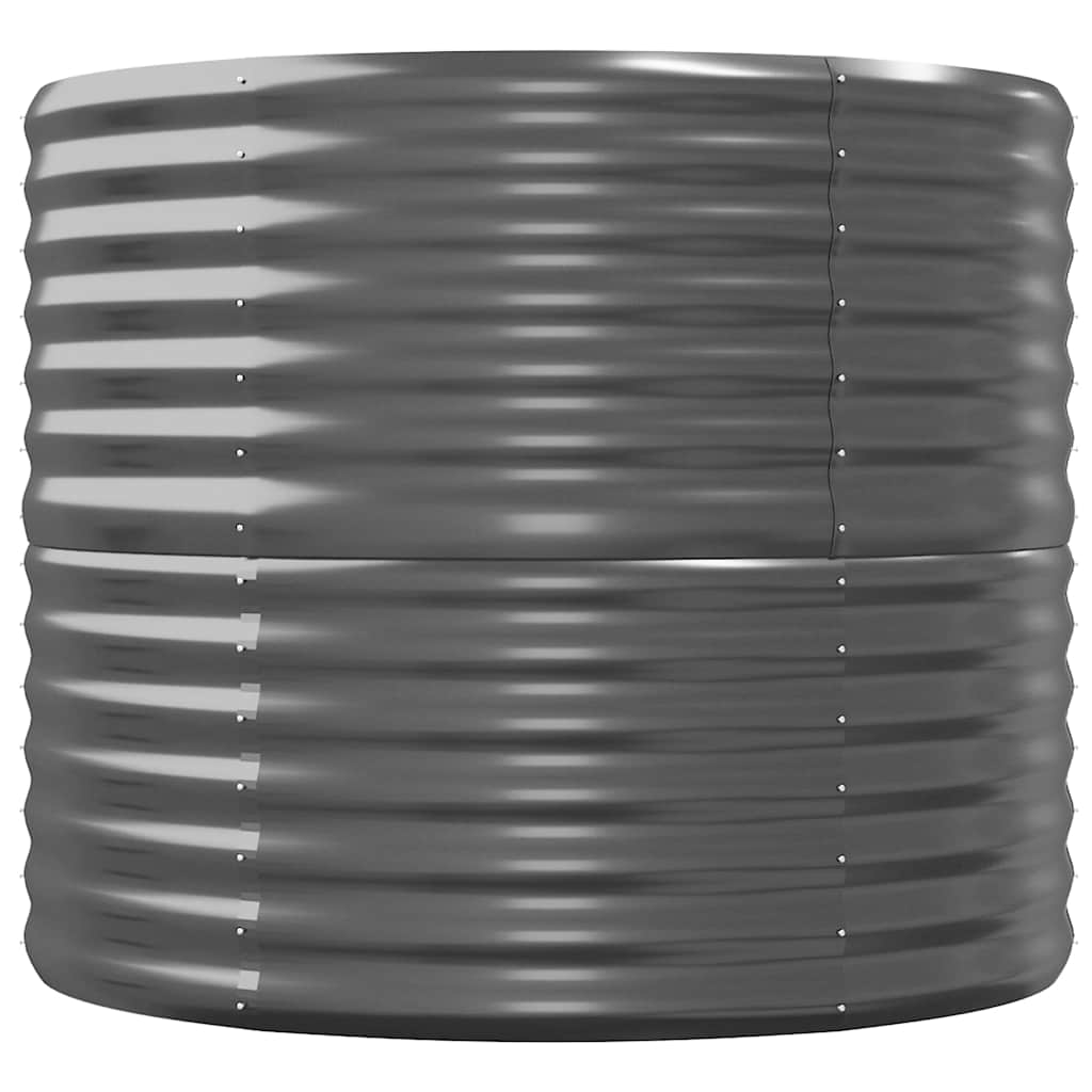 Garden Raised Bed Galvanised Steel 152x80x68 cm Anthracite