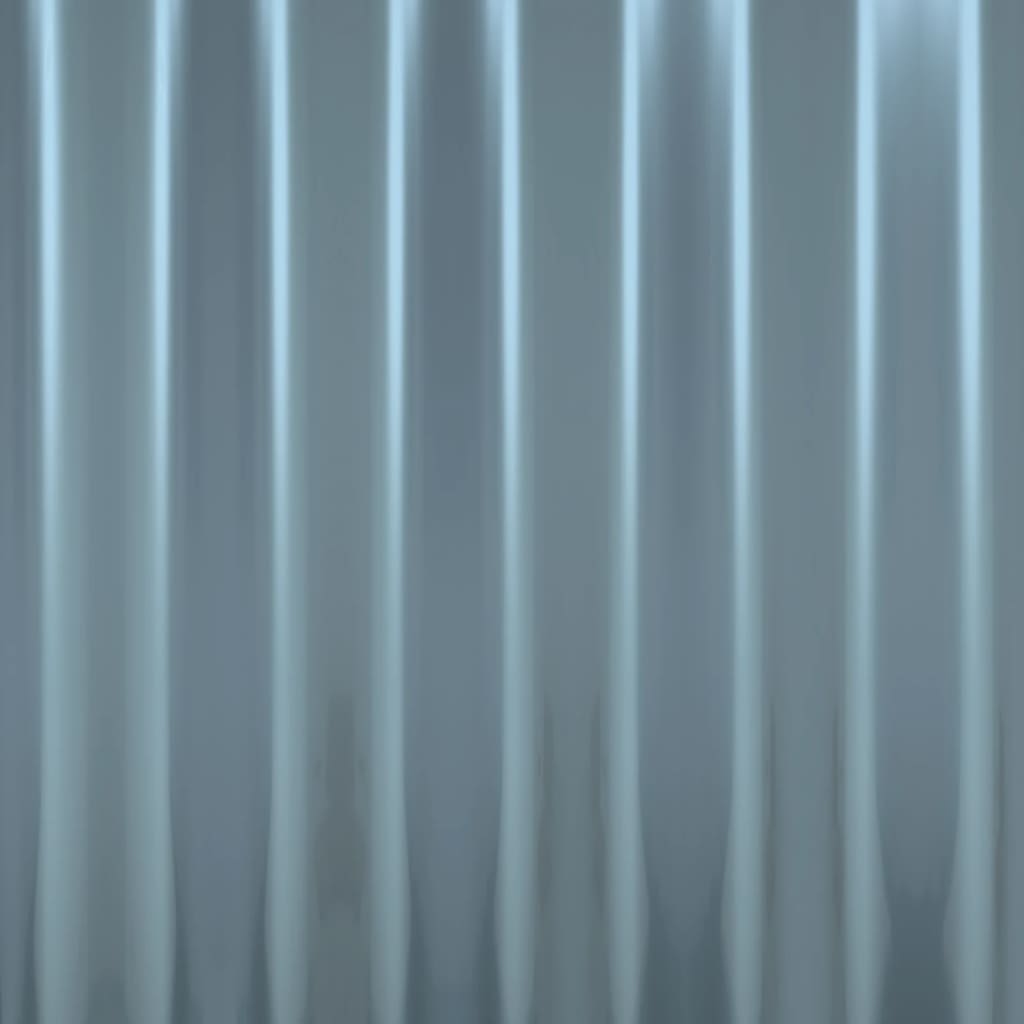 Roof Panels 36 pcs Galvanised Steel Grey 60x36 cm