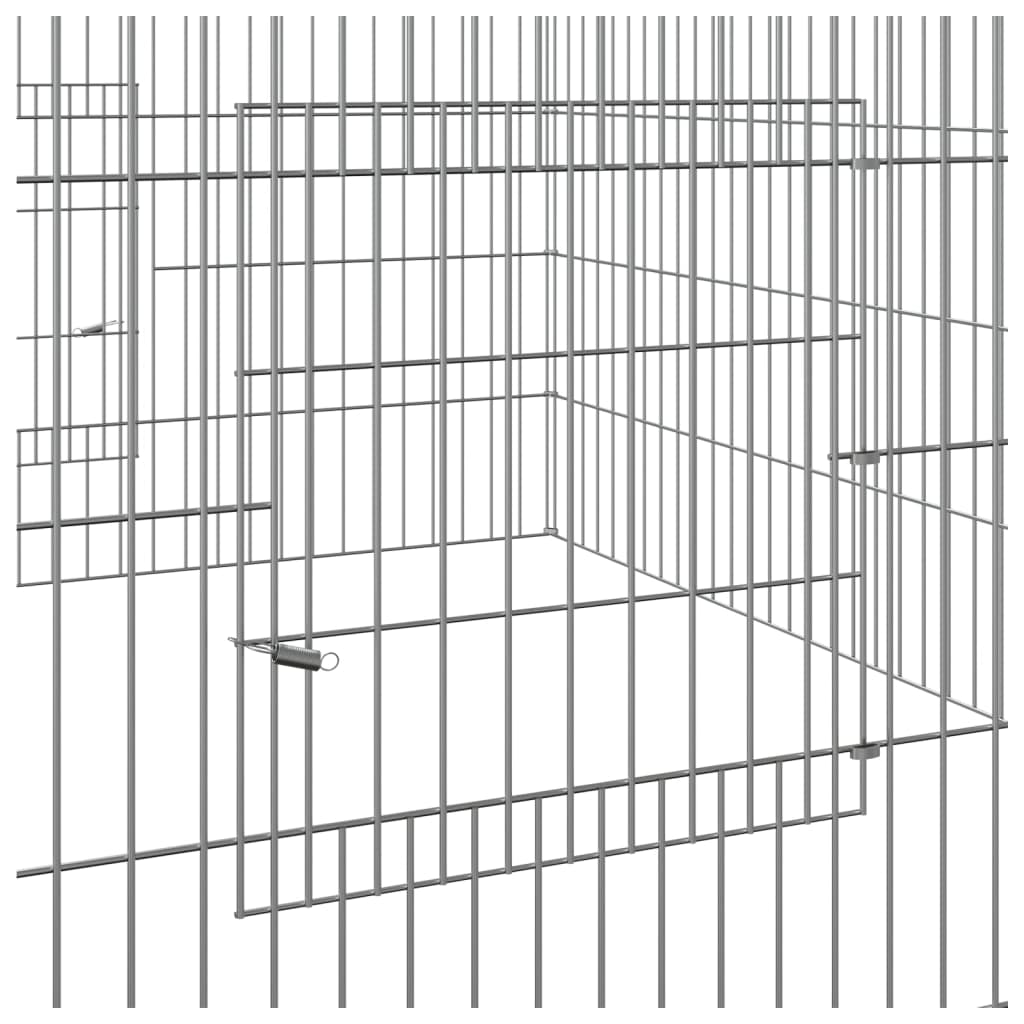 Rabbit Cage 110x110x55 cm Galvanised Iron