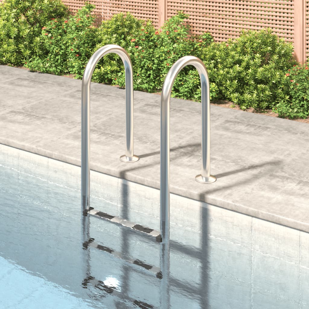 Pool Ladder 54x38x158 cm 304 Stainless Steel