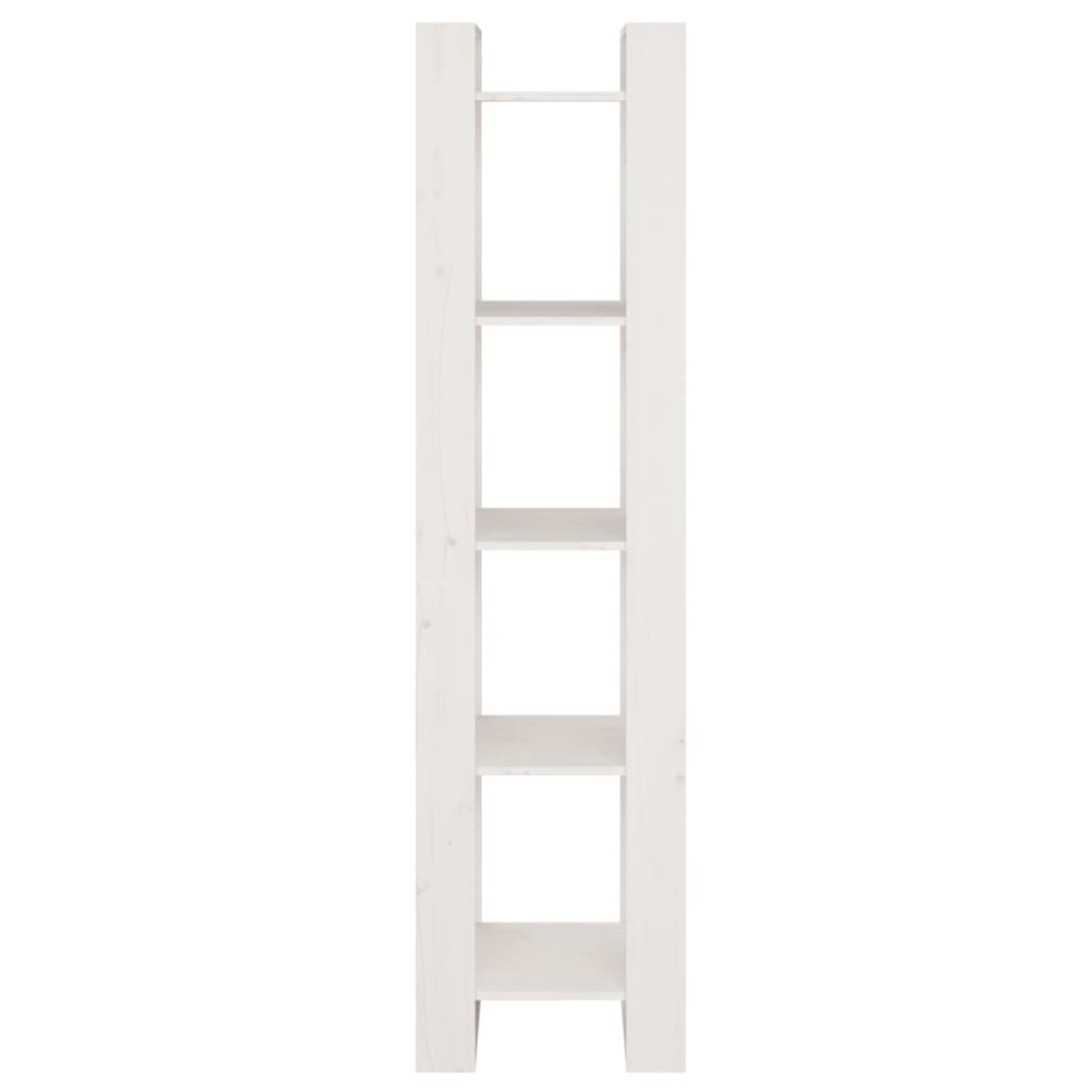 Book Cabinet/Room Divider White 41x35x160 cm Solid Wood Pine