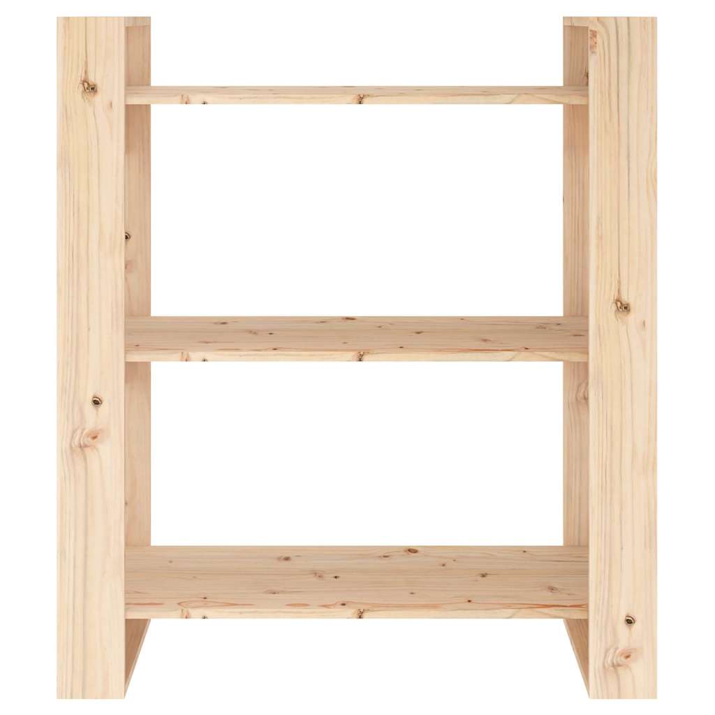 Book Cabinet/Room Divider 80x35x91 cm Solid Wood Pine