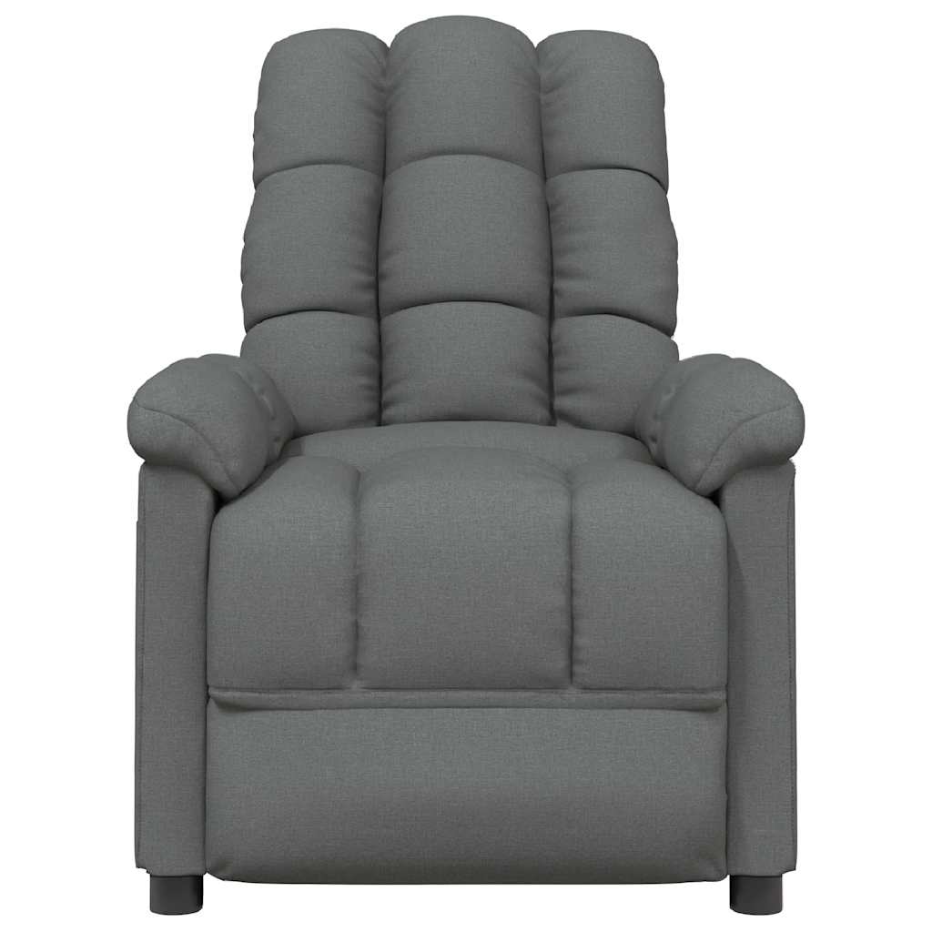 Massage Chair Dark Grey Fabric