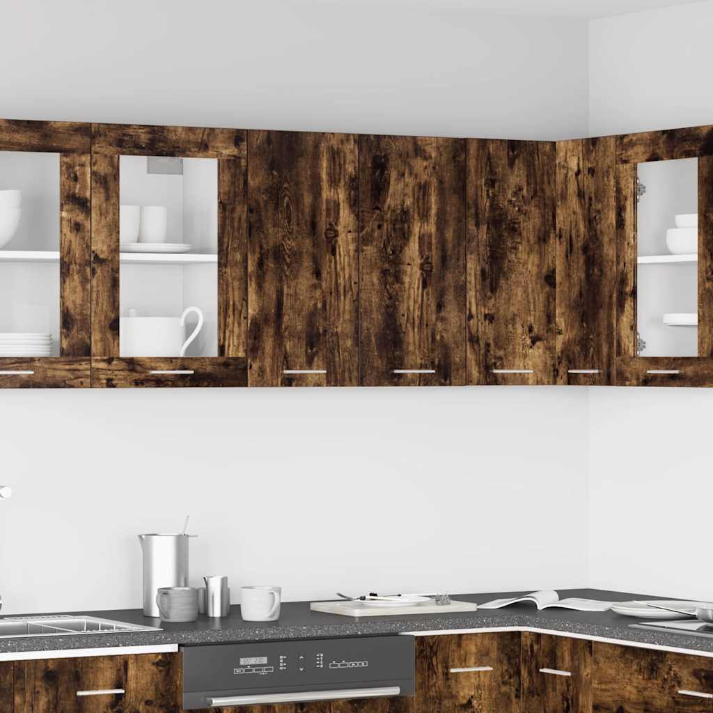 Hanging Cabinet Lyon Smoked Oak 60x31x60 cm Engineered Wood