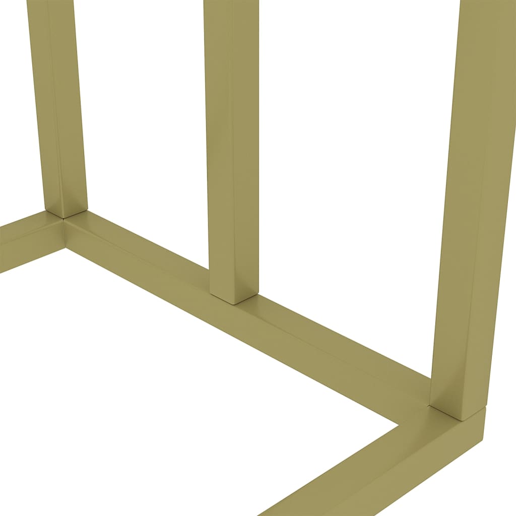 Freestanding Towel Rack Gold 48x24x79 cm Iron