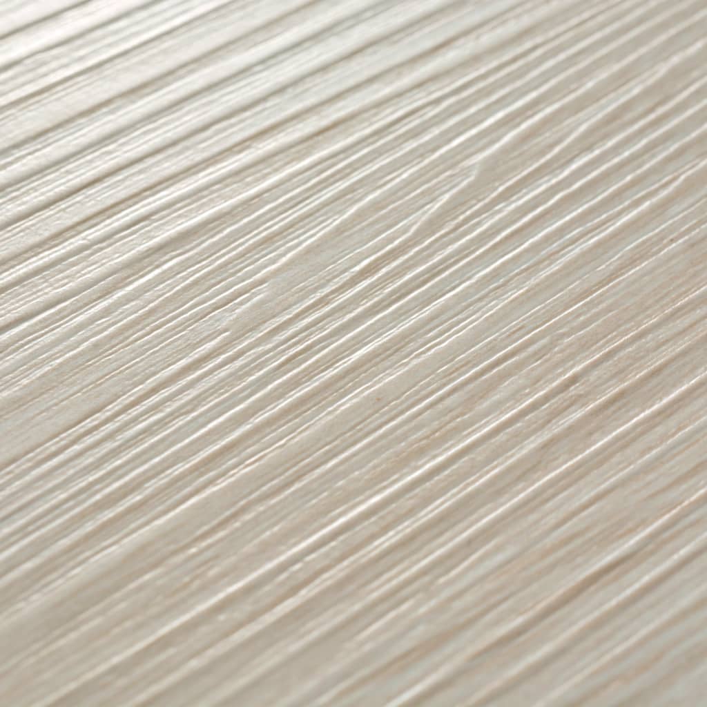 Self-adhesive PVC Flooring Planks 2.51 m² 2mm Oak Classic White
