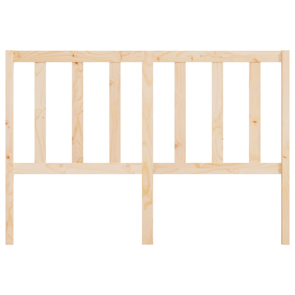 Bed Headboard 156 cm Solid Wood Pine