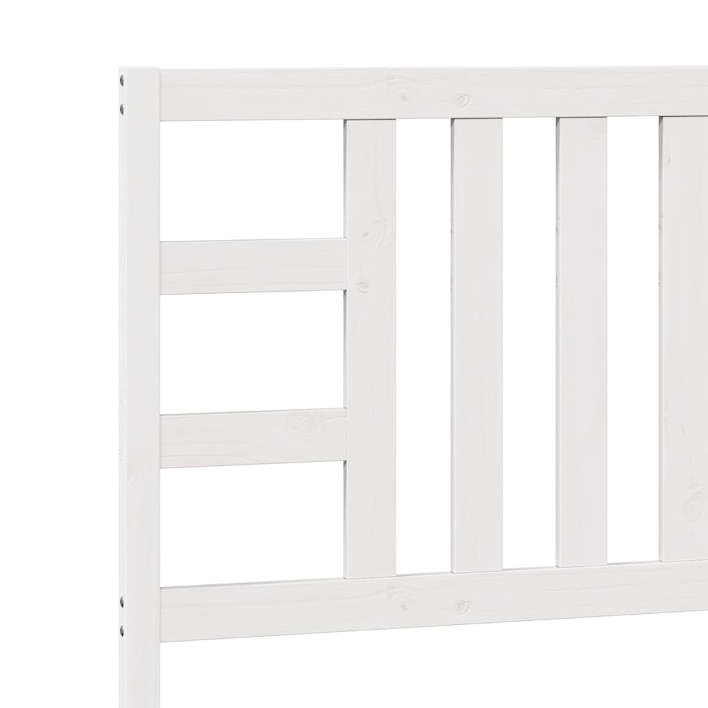 Bed Headboard White 96 cm Solid Wood Pine