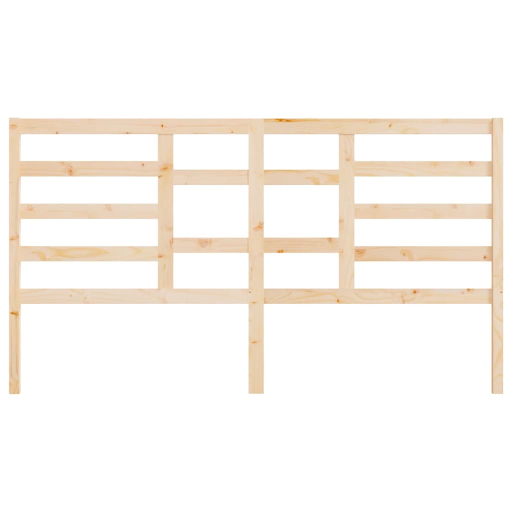 Bed Headboard 186 cm Solid Wood Pine