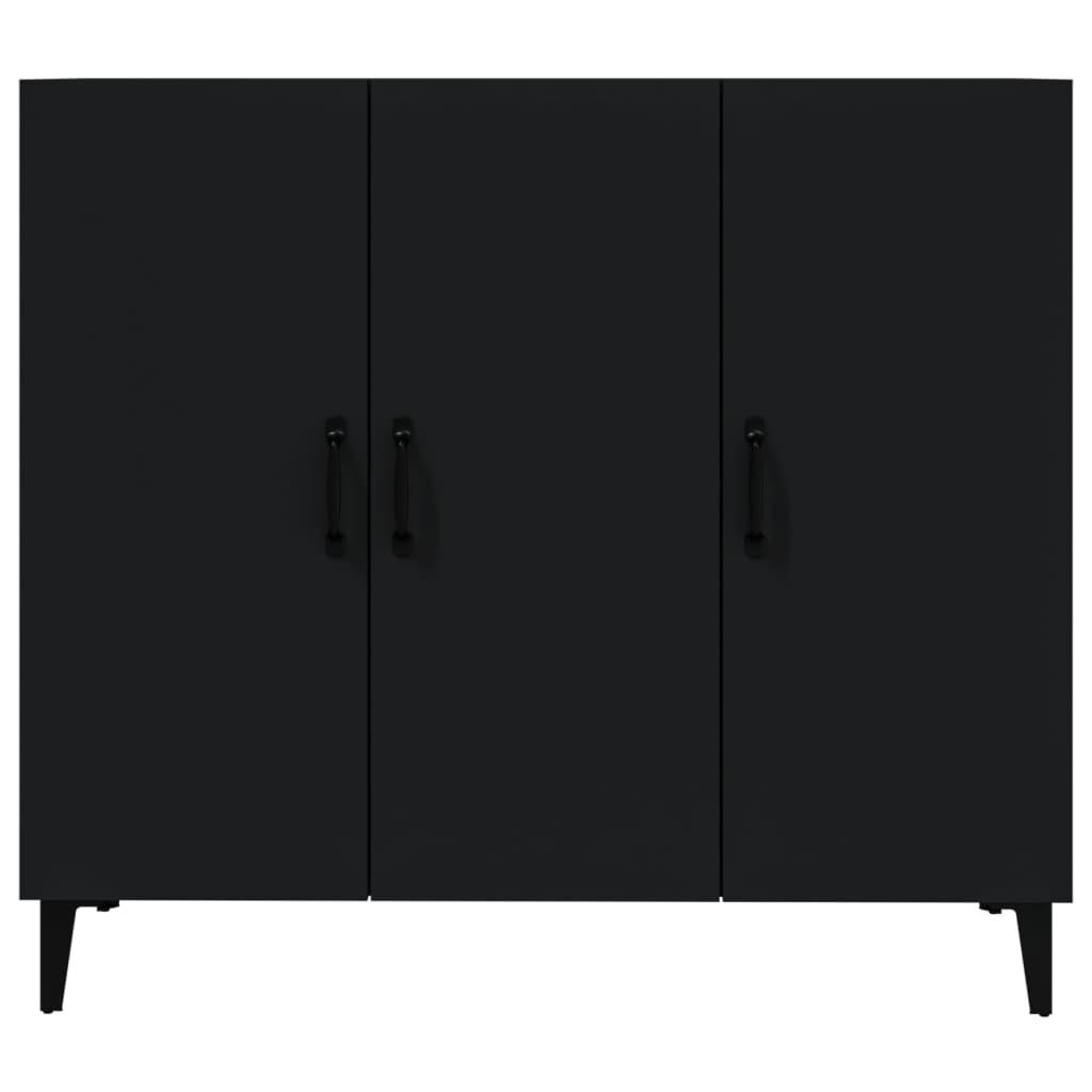 Sideboard Black 90x34x80 cm Engineered Wood