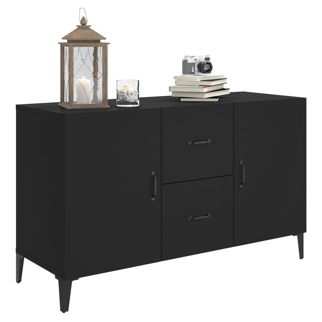 Sideboard Black 100x36x60 cm Engineered Wood