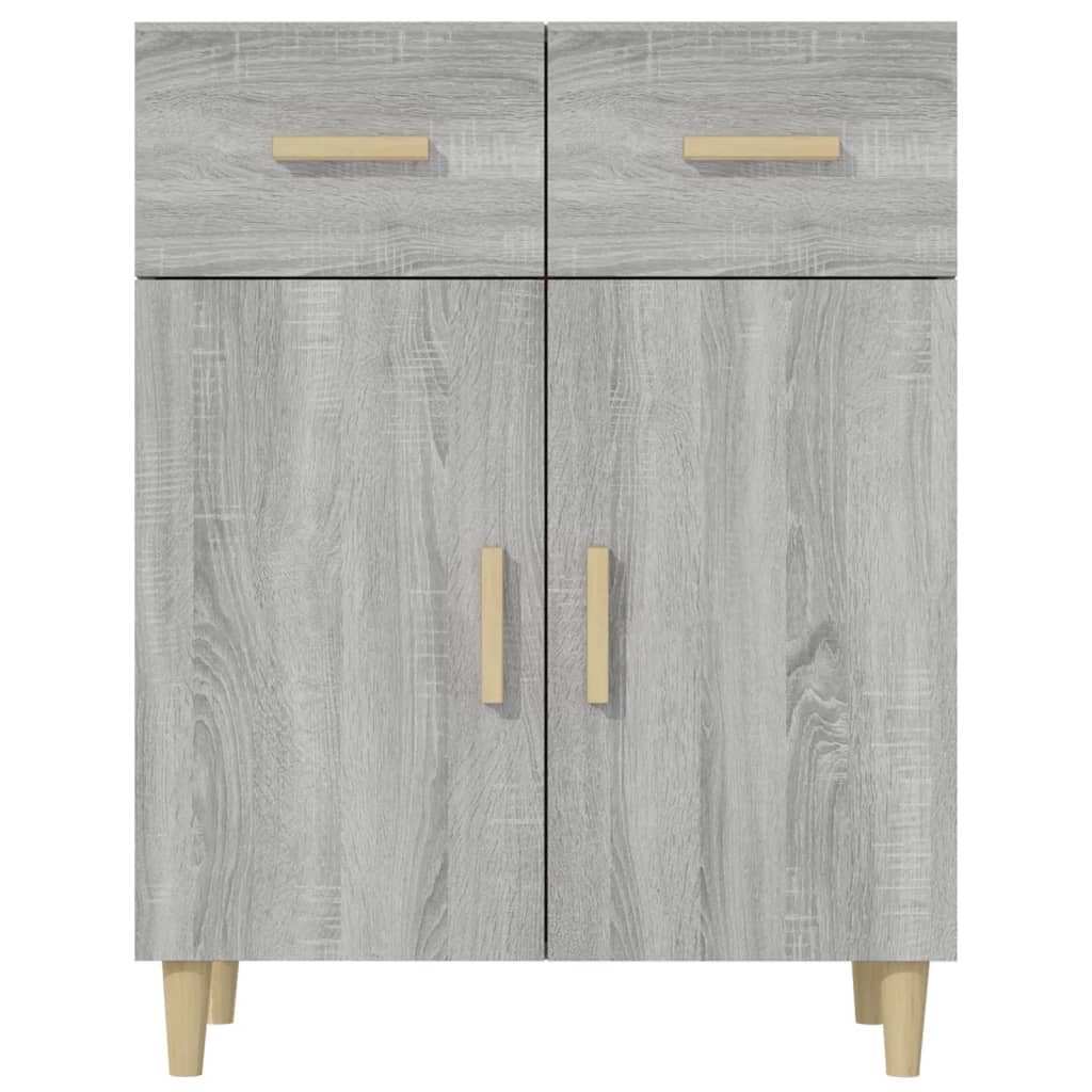 Sideboard Grey Sonoma 69.5x34x89 cm Engineered Wood