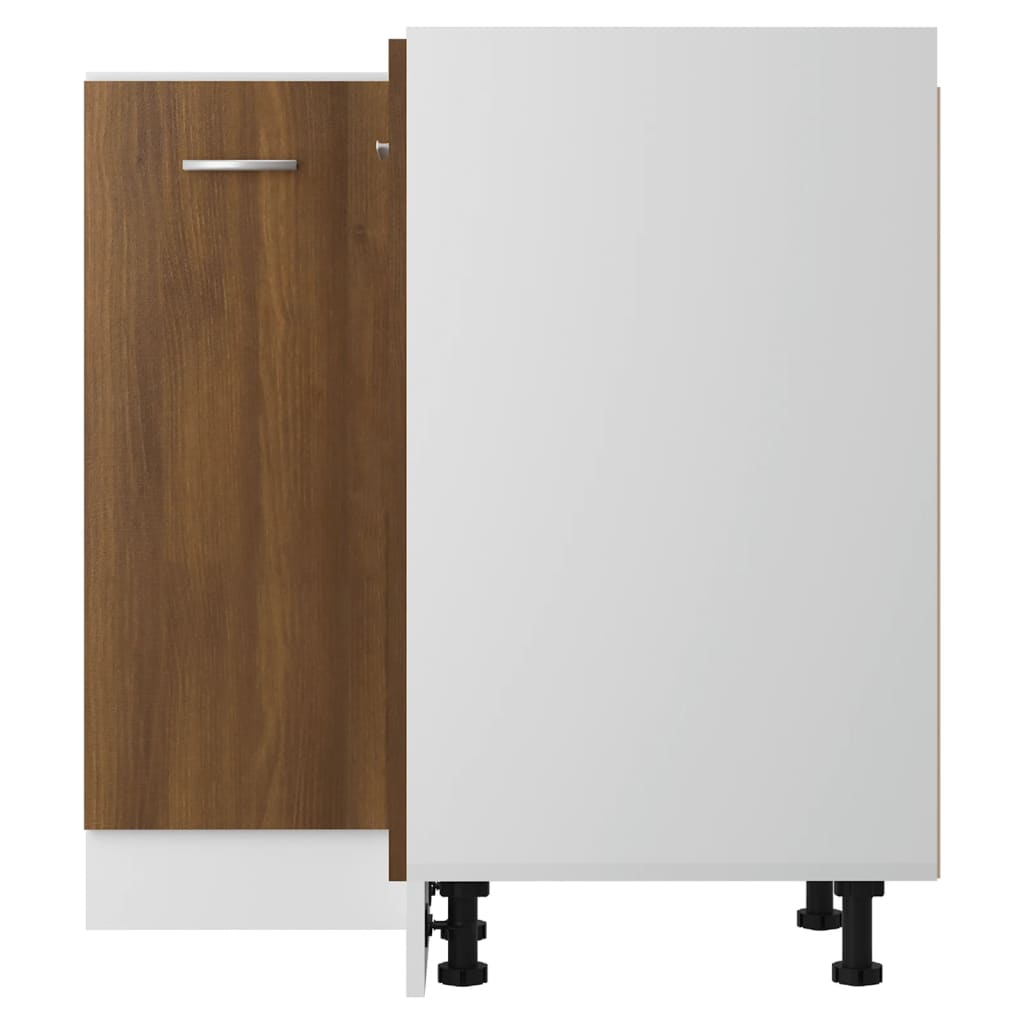 Kitchen Cabinet Lyon Brown Oak 75.5x75.5x81.5 cm Engineered Wood