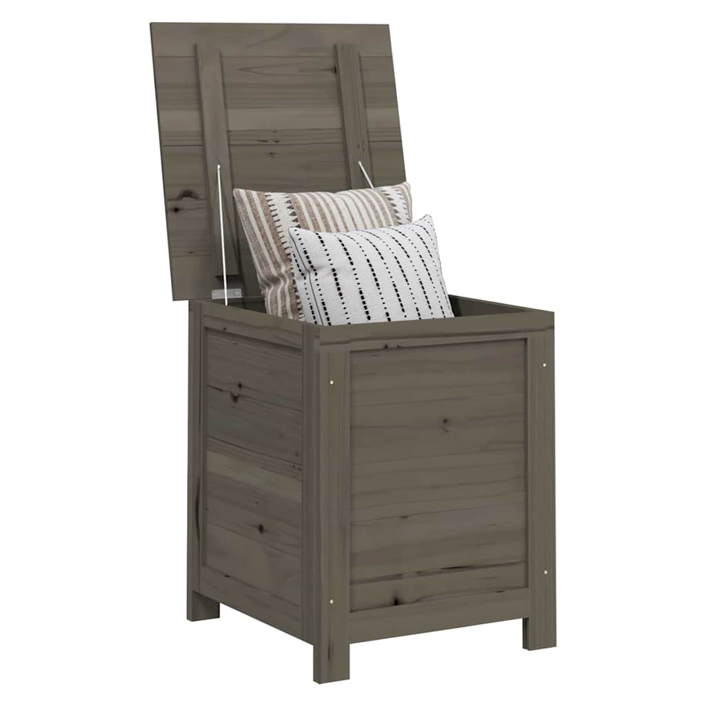 Outdoor Cushion Box Anthracite 50x50x56 cm Solid Wood Fir
