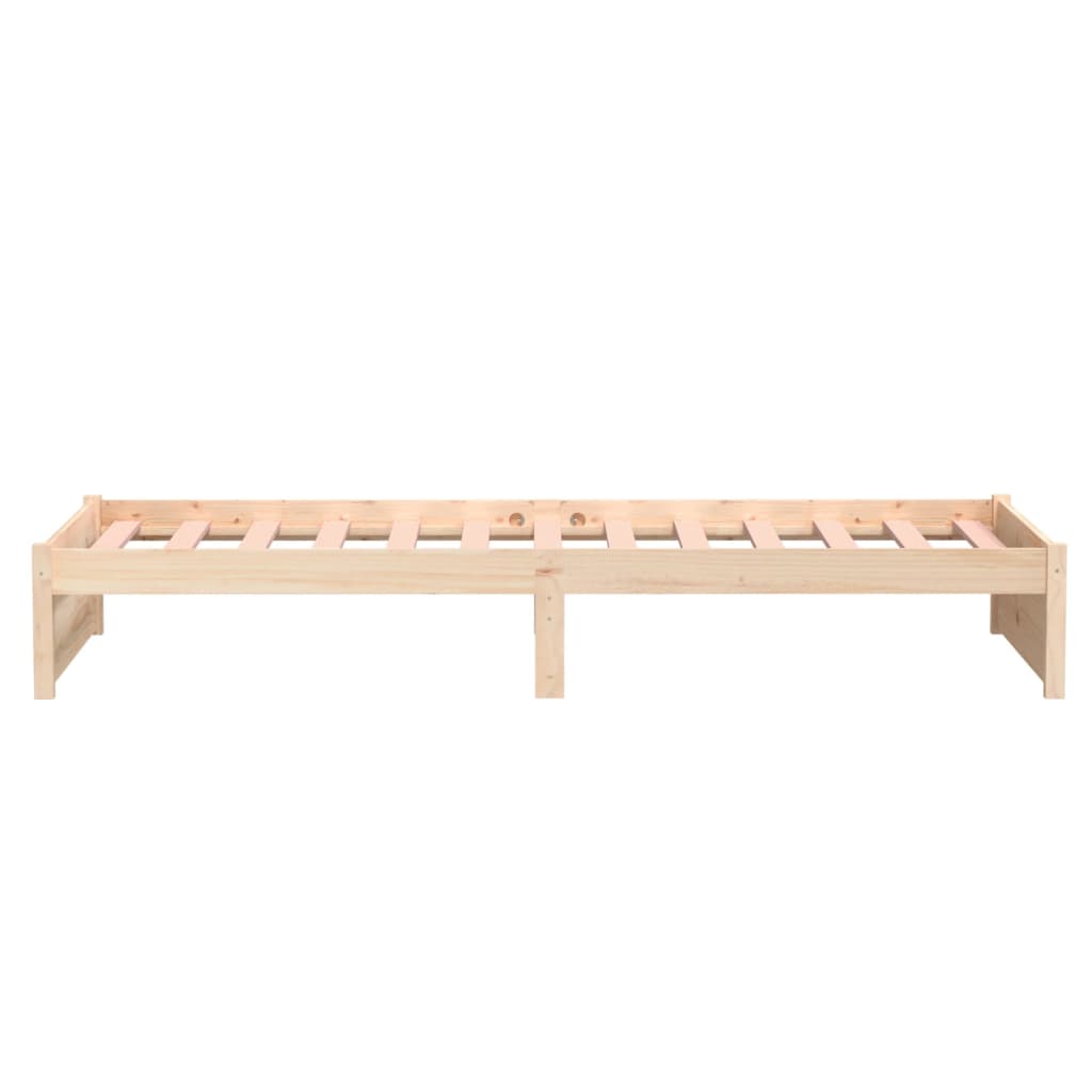 Bed Frame without Mattress Solid Wood 90x190 cm