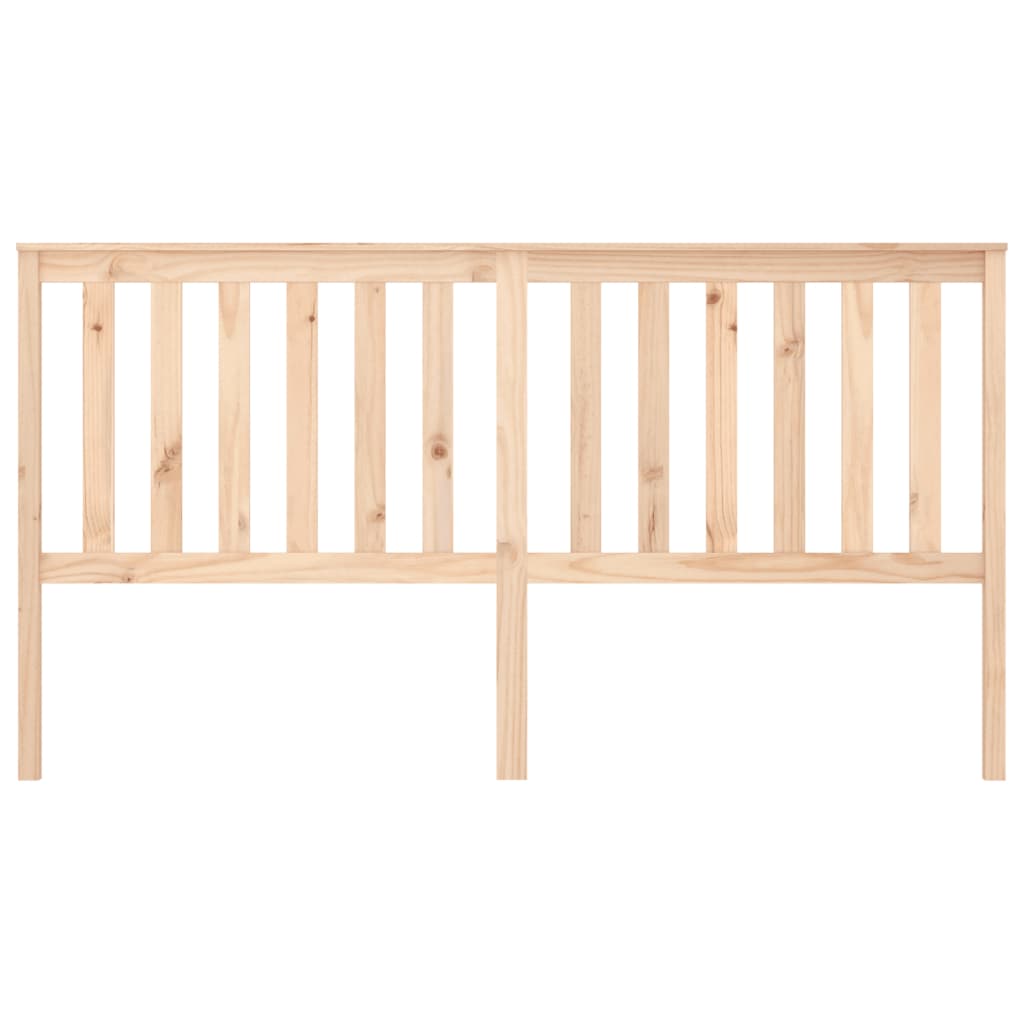 Bed Headboard 186 cm Solid Wood Pine