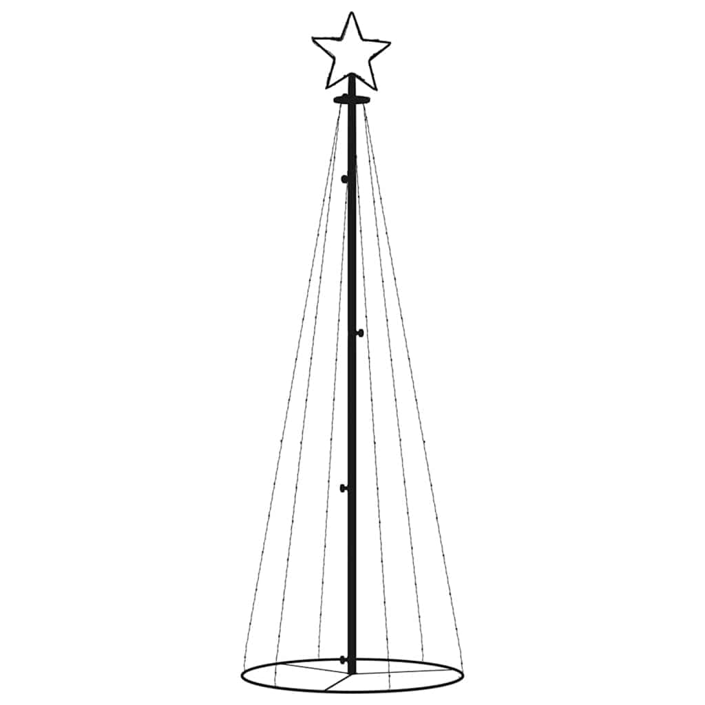 Christmas Cone Tree Warm White 108 LEDs 70x180 cm