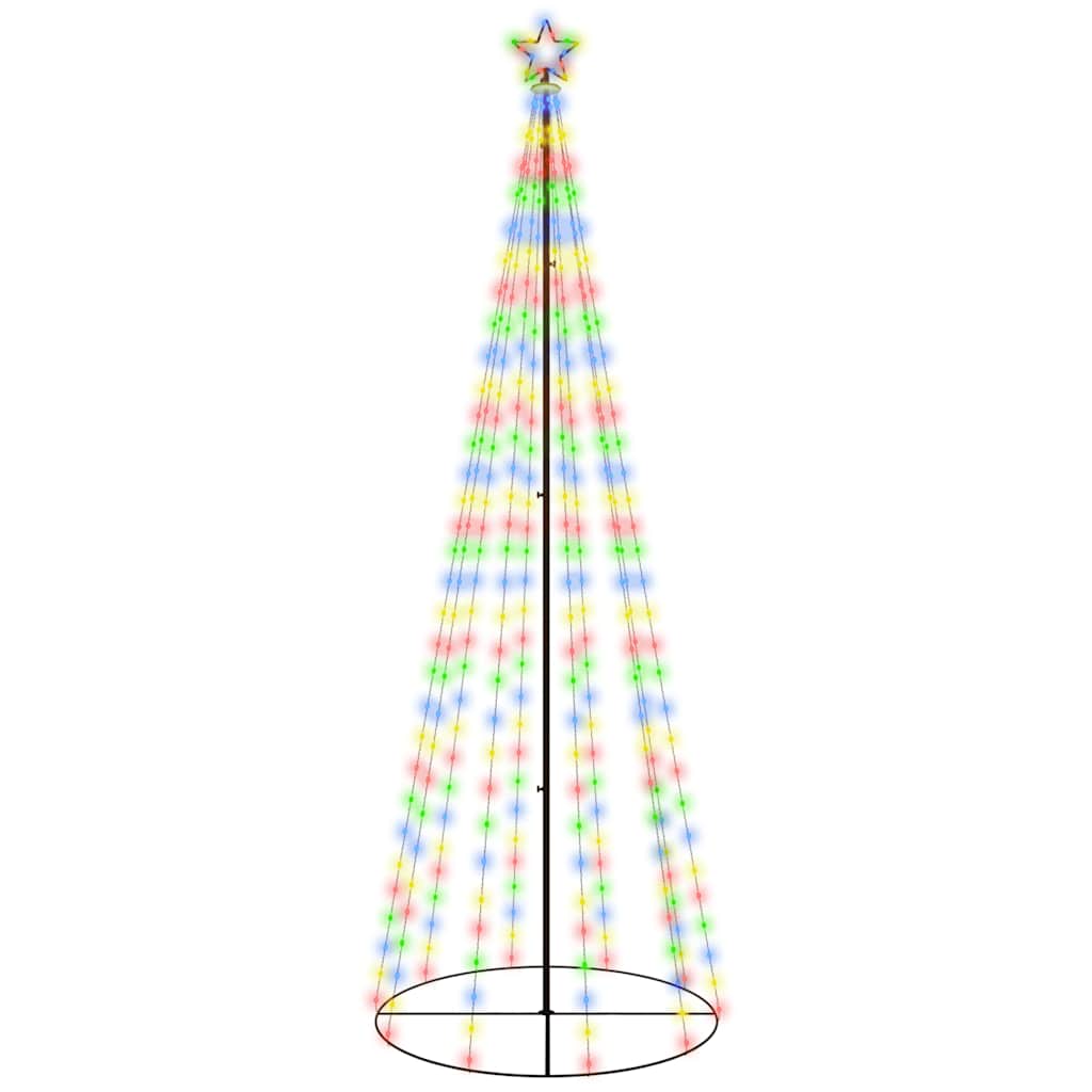 Christmas Cone Tree Colourful 310 LEDs 100x300 cm