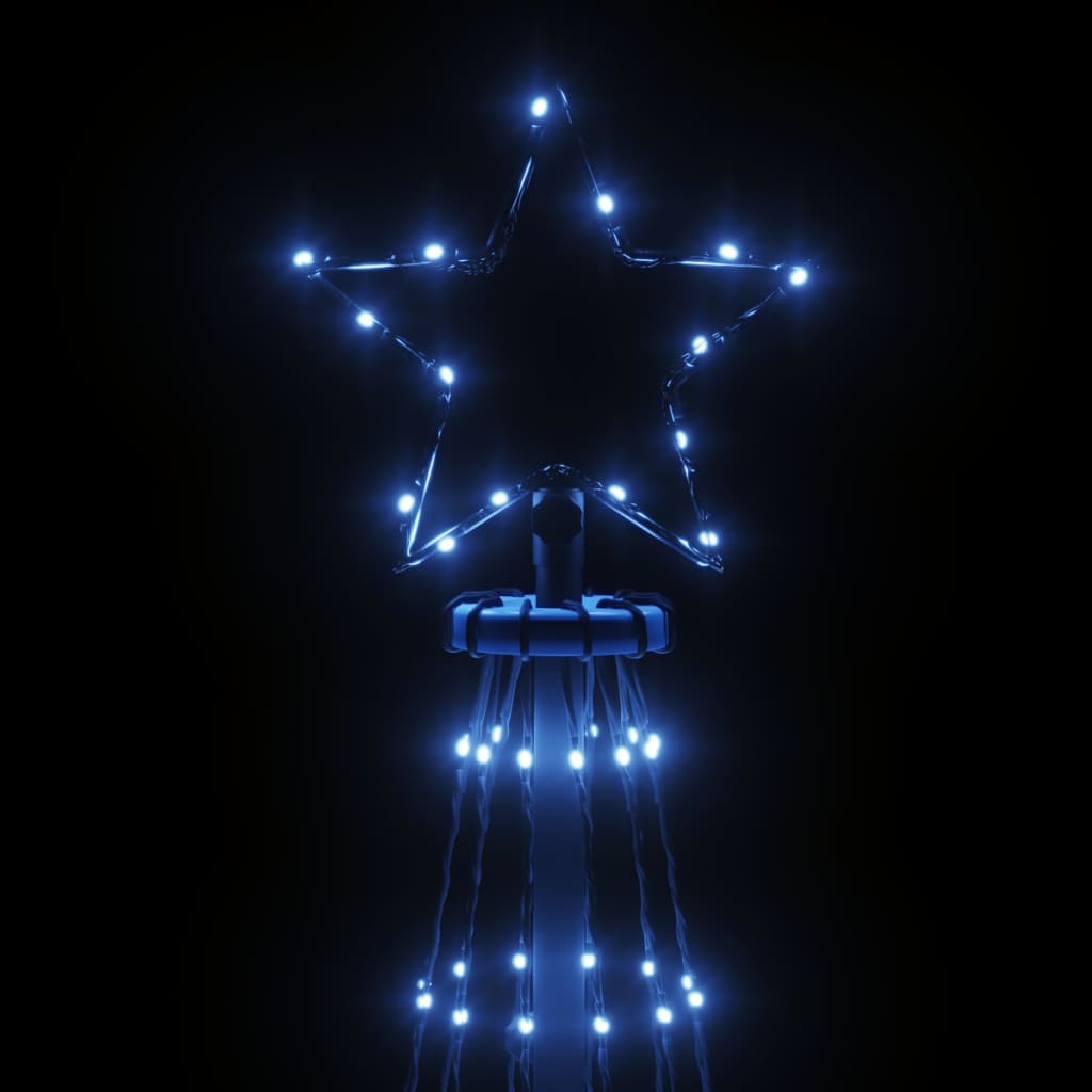 Christmas Tree with Spike Blue 732 LEDs 500 cm