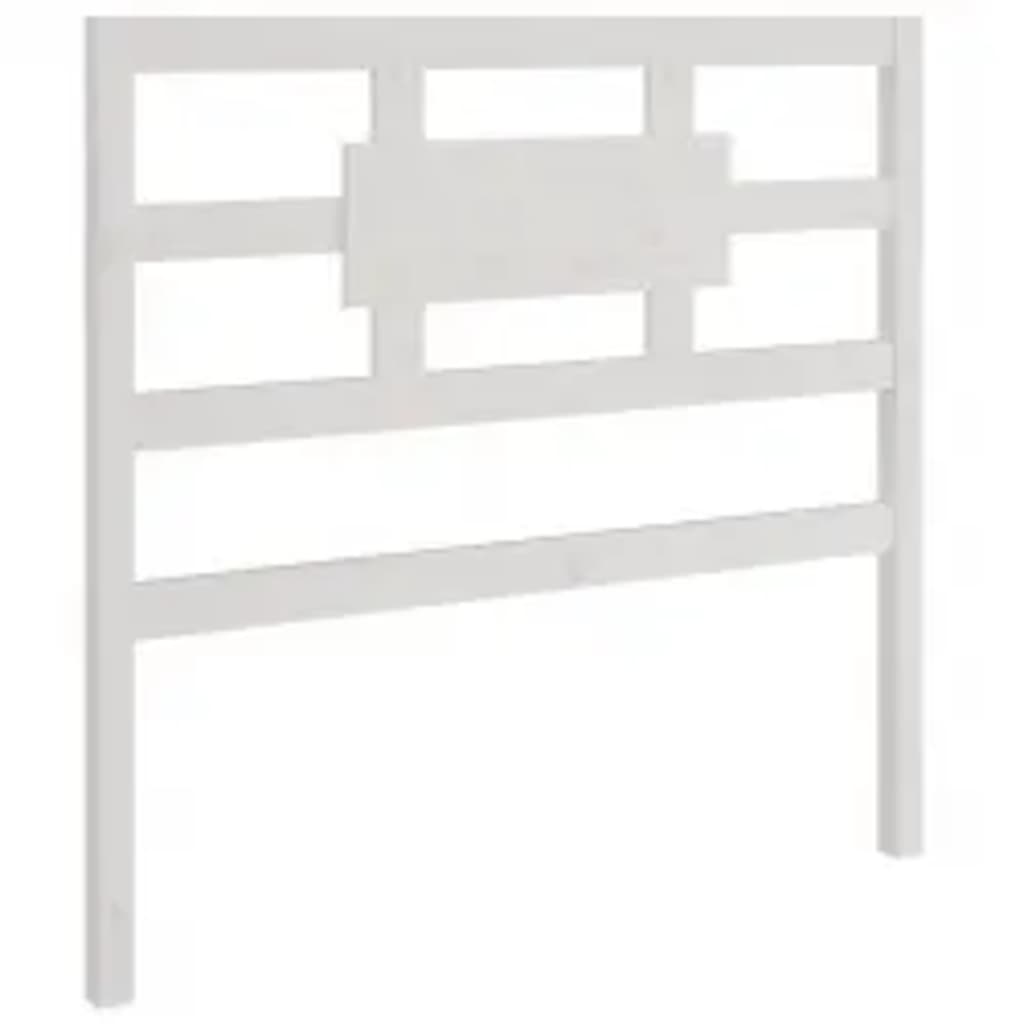 Bed Frame without Mattress White 90x190 cm Solid Wood