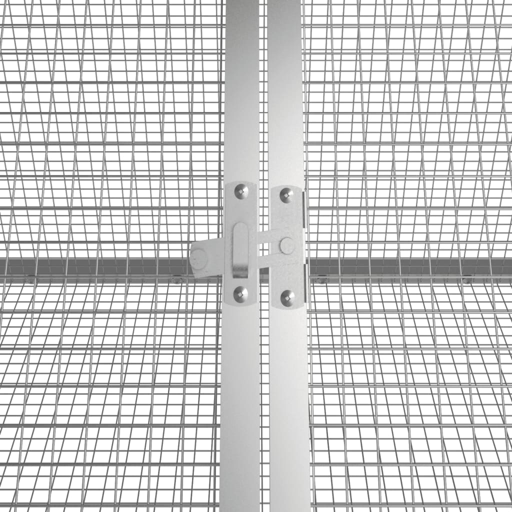 Rabbit Cage Anthracite 504.5x80.5x71 cm Galvanised Steel