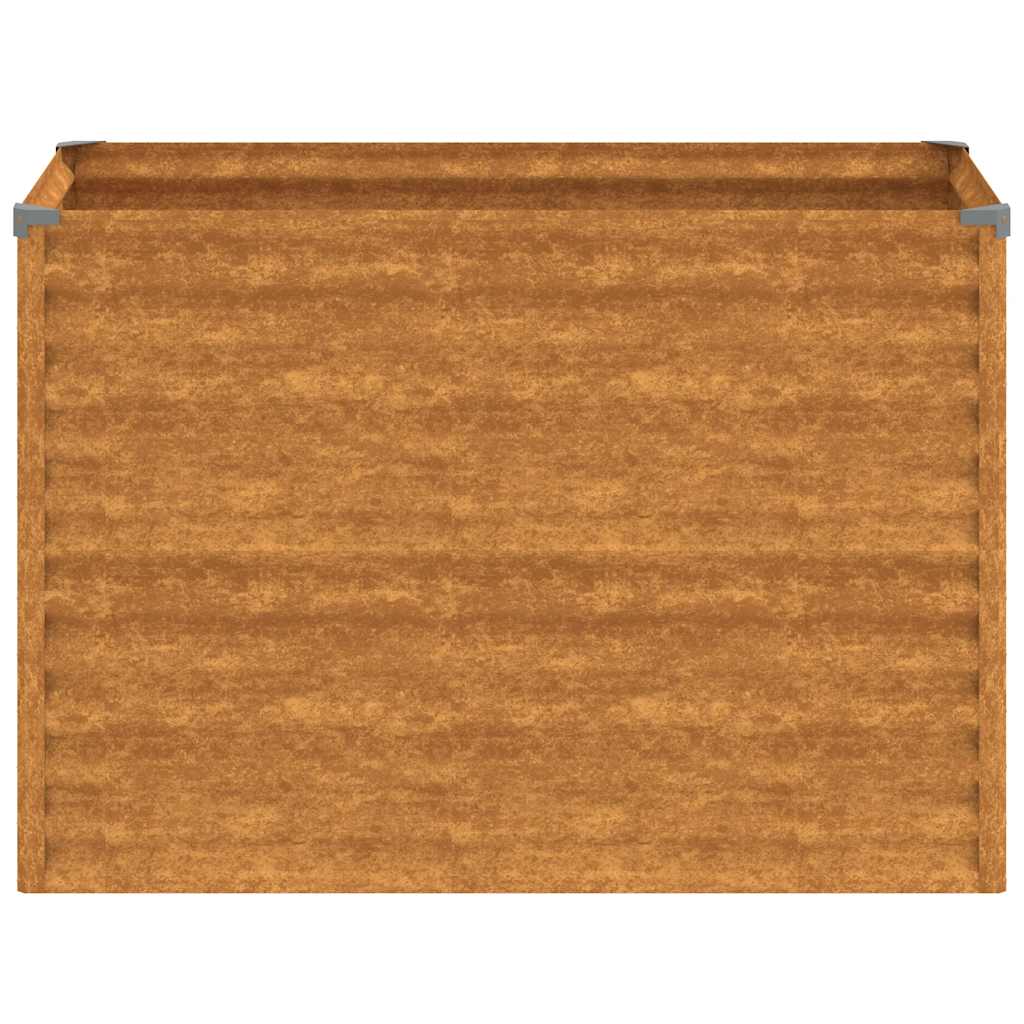 Garden Raised Bed 100x50x69 cm Corten Steel