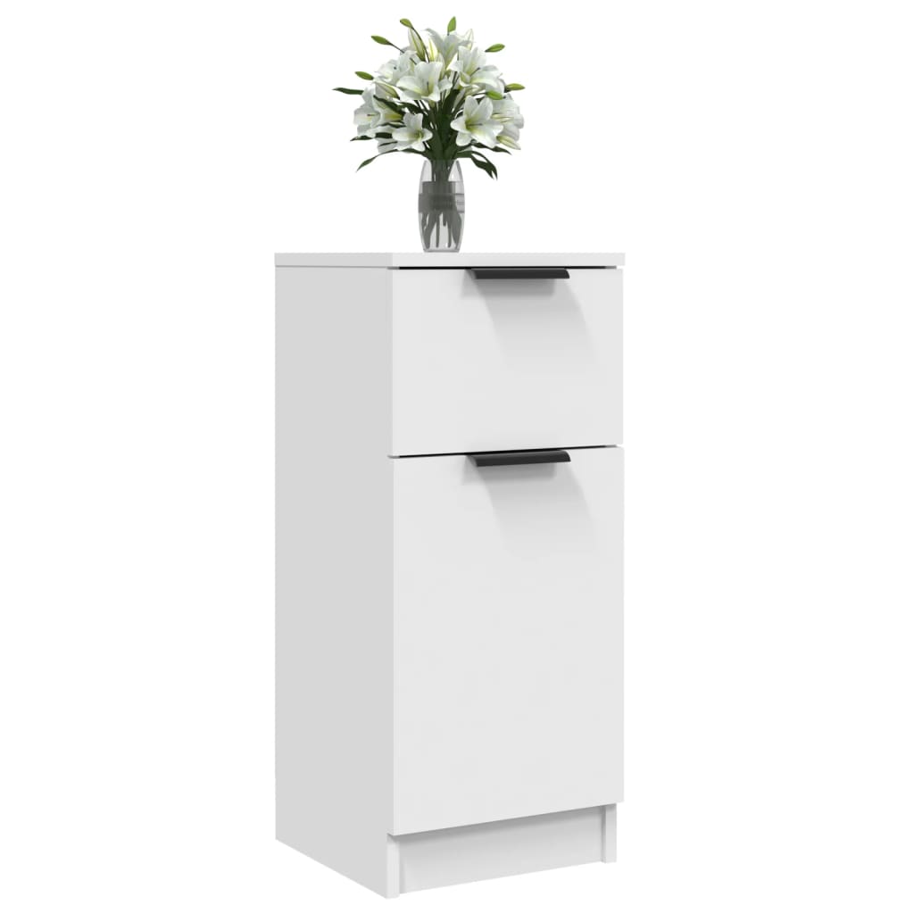 Sideboards 2 pcs White 30x30x70 cm Engineered Wood