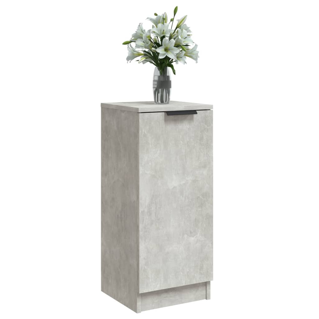 Sideboards 2 pcs Concrete Grey 30x30x70 cm Engineered Wood