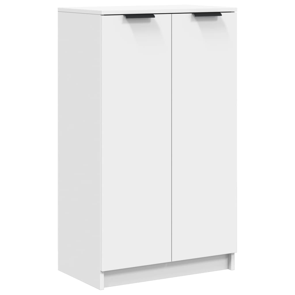 Shoe Cabinet White 59x35x100.5 cm Engineered Wood