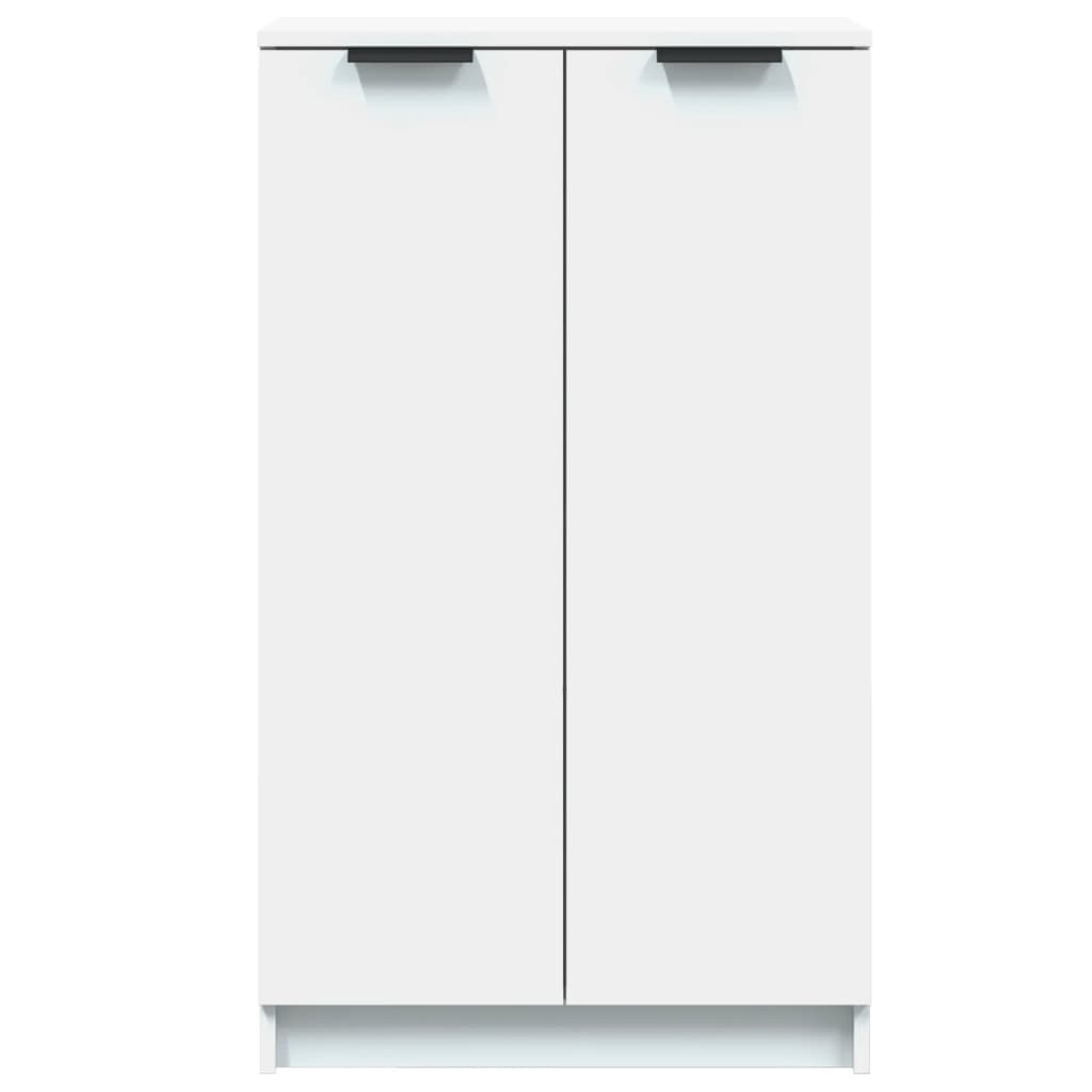 Shoe Cabinet White 59x35x100.5 cm Engineered Wood