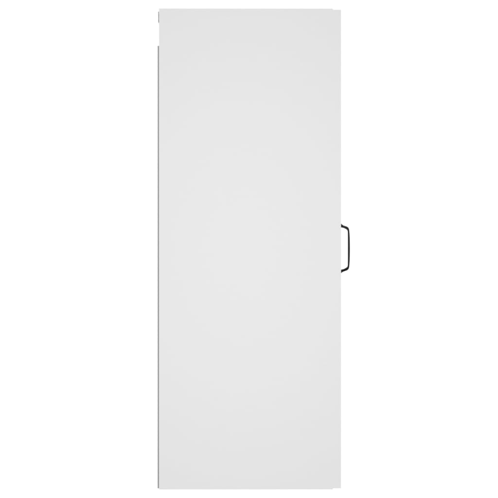 Hanging Wall Cabinet White 34.5x34x90 cm Engineered Wood
