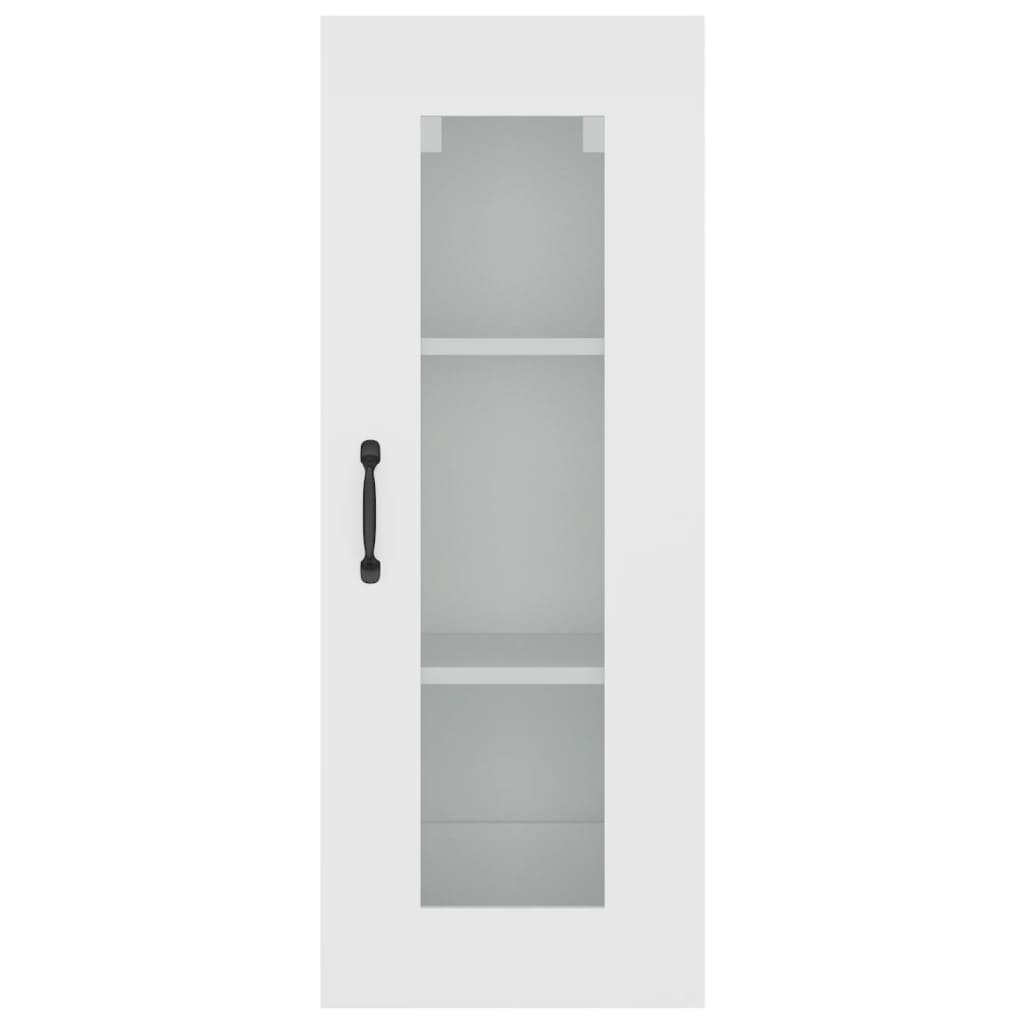 Hanging Wall Cabinet White 34.5x34x90 cm