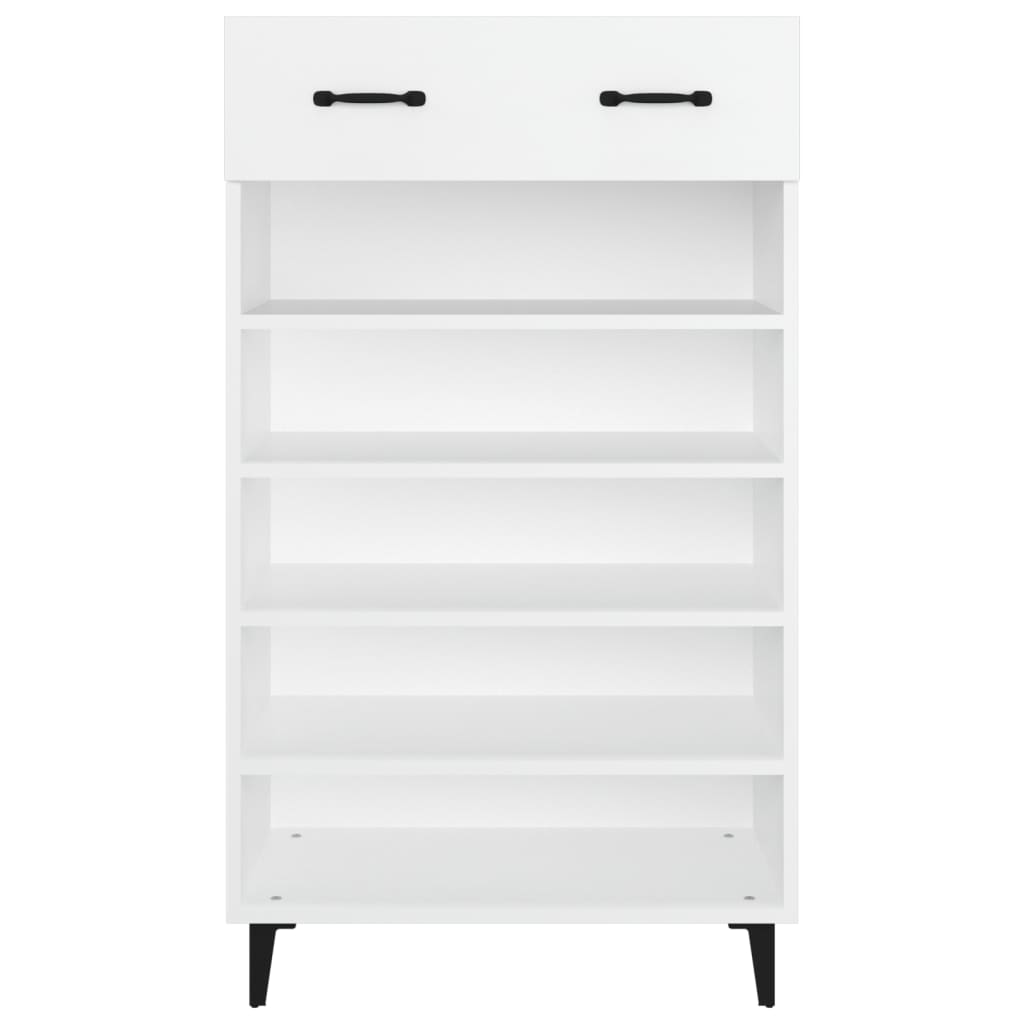 Shoe Cabinet White 60x35x105 cm Engineered Wood