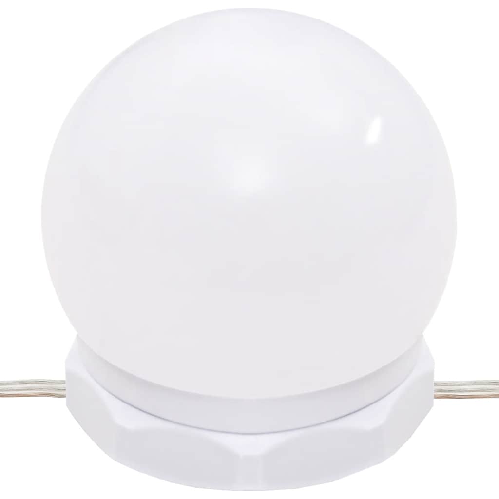 Mirror Cabinet with LED Brown Oak 90x31.5x62 cm