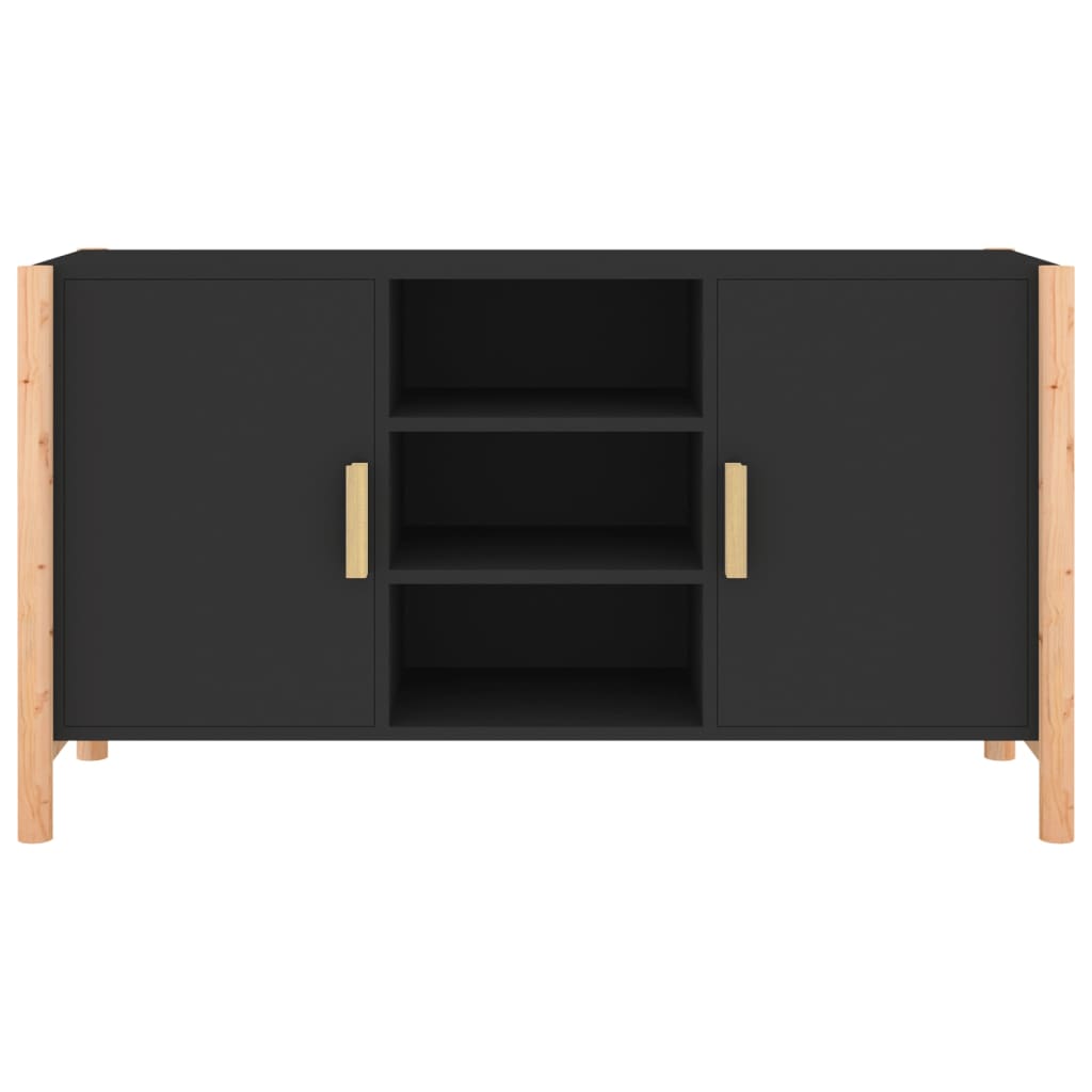 Sideboard Black 107x38x60 cm Engineered Wood