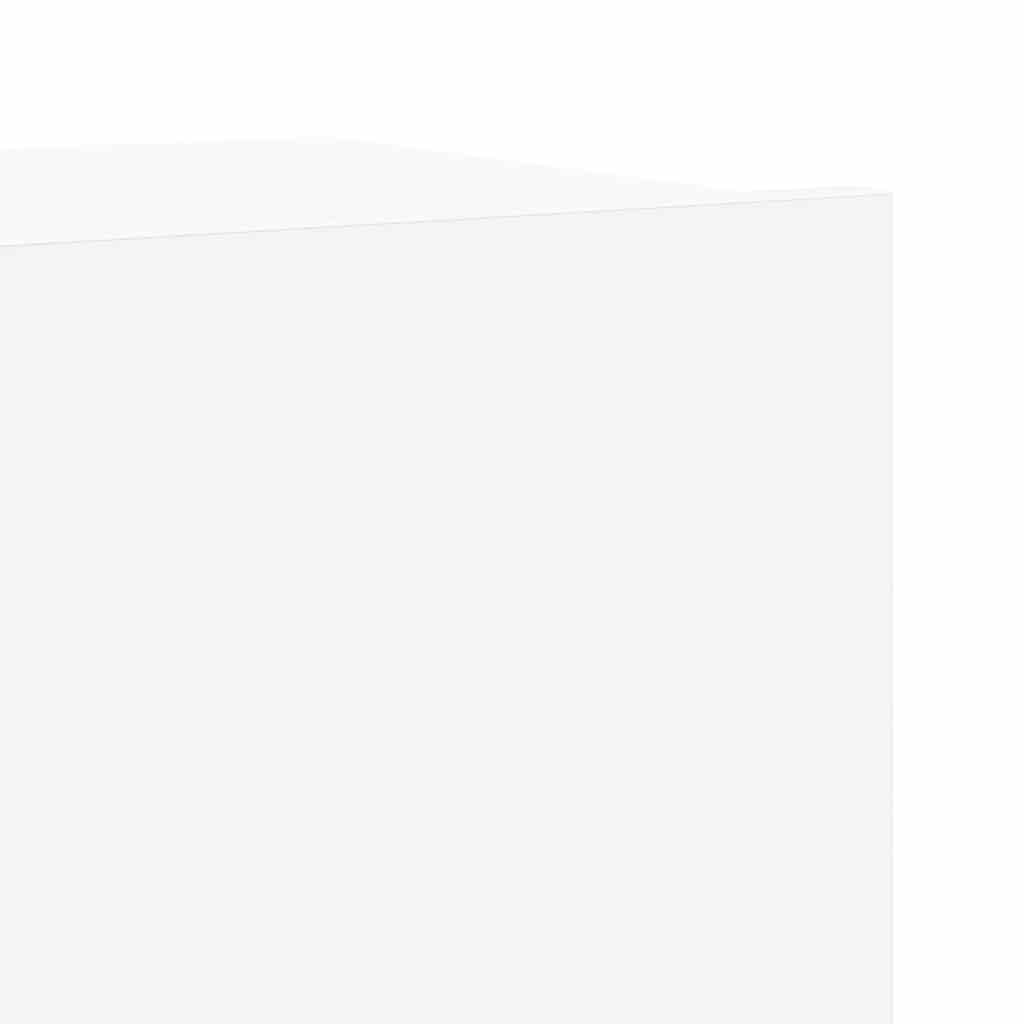 7 Piece TV Cabinet Set White Engineered Wood