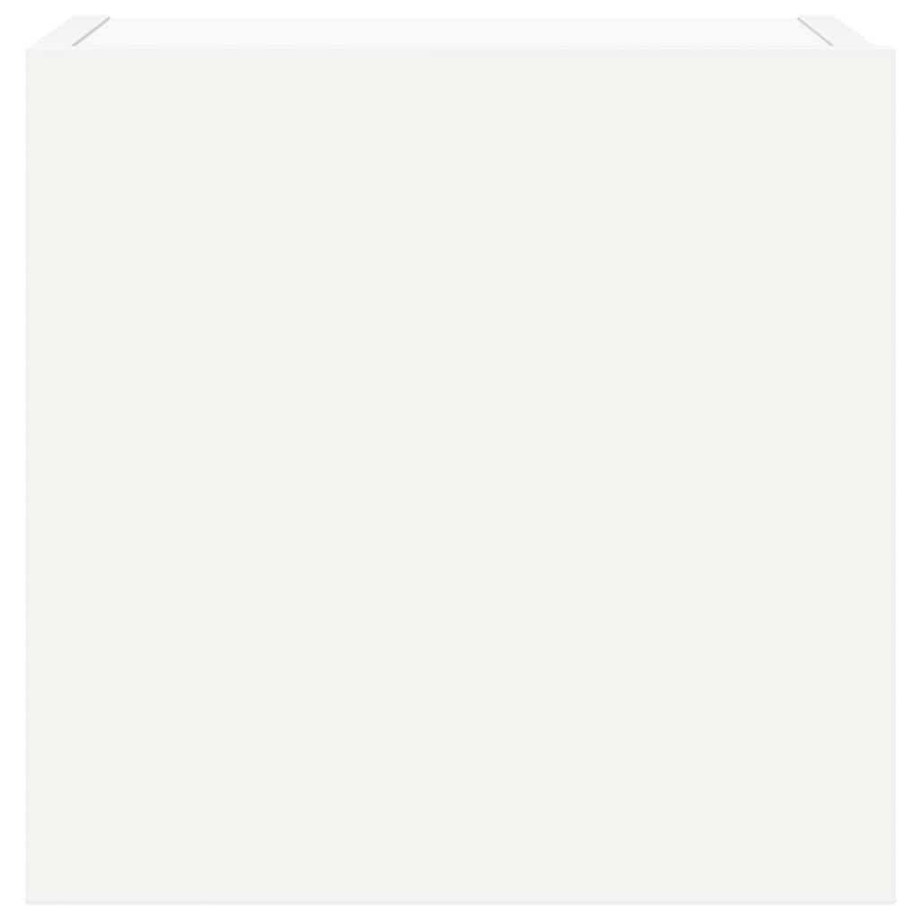 7 Piece TV Cabinet Set White Engineered Wood