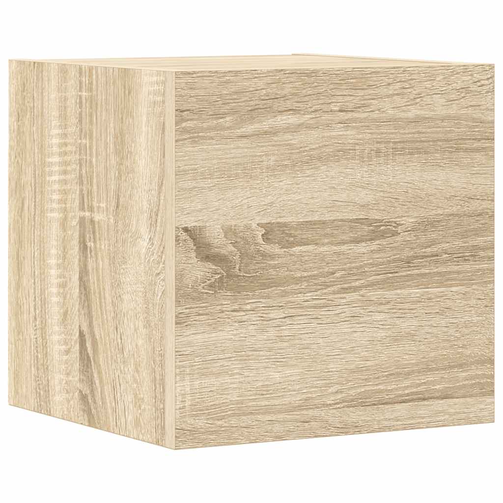 7 Piece TV Cabinet Set Sonoma Oak Engineered Wood