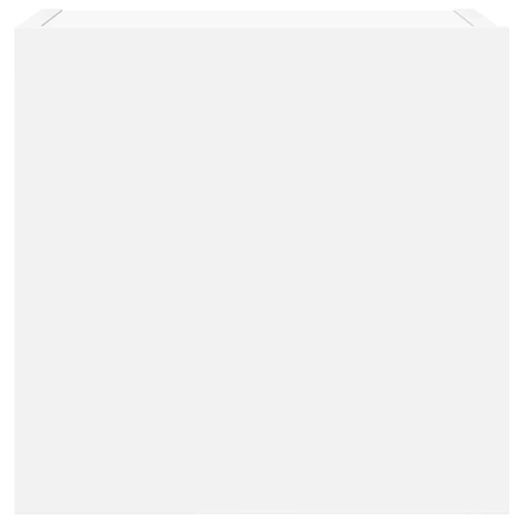 4 Piece TV Cabinet Set White Engineered Wood