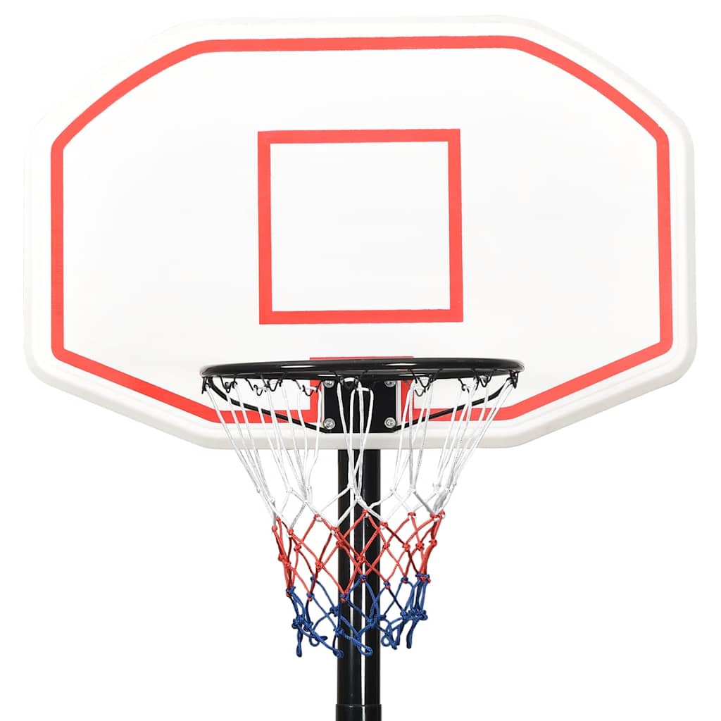 Basketball Stand White 258-363 cm Polyethene
