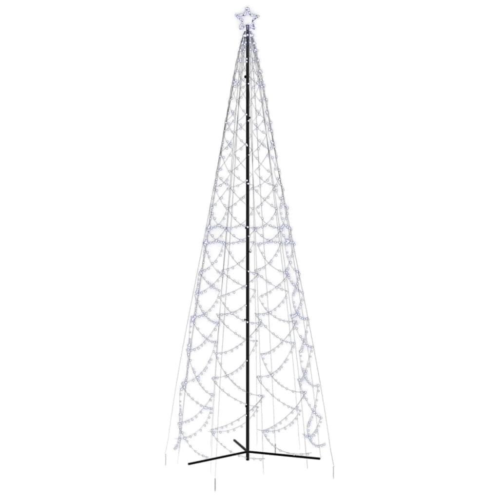 Christmas Cone Tree Cold White 1400 LEDs 160x500 cm