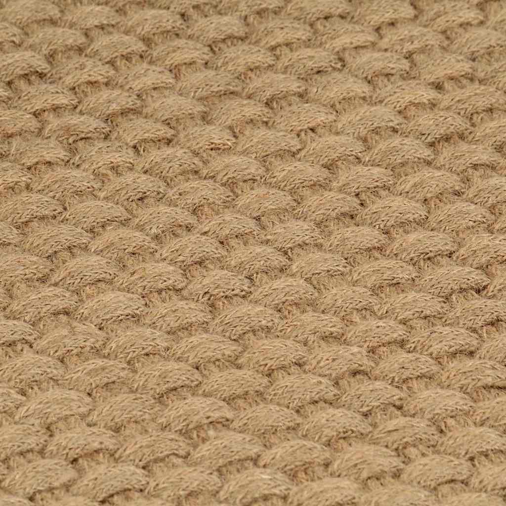 Rug Rectangular Natural 120x180 cm Jute