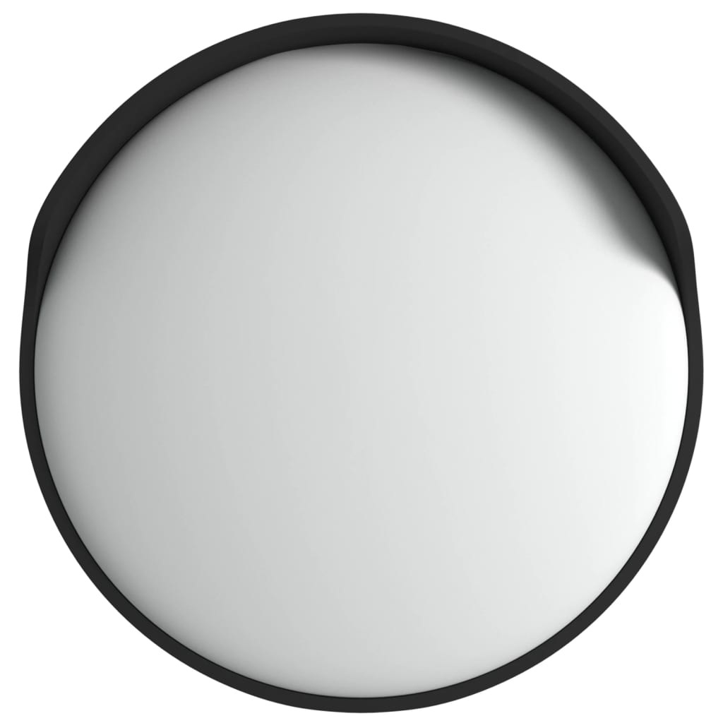 Outdoor Convex Traffic Mirror Black Ø60 cm Polycarbonate