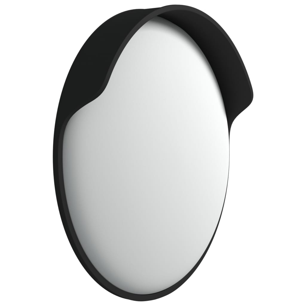 Outdoor Convex Traffic Mirror Black Ø60 cm Polycarbonate