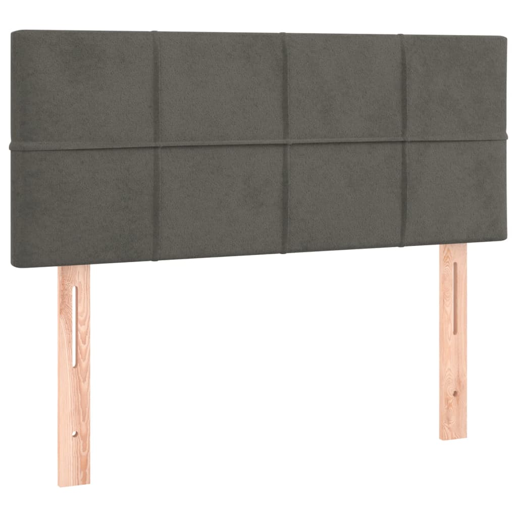 Headboard Dark Grey 100 cm Velvet