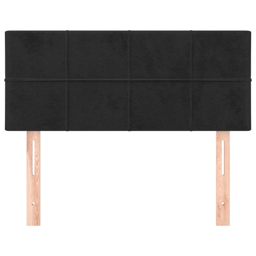 Headboard Black 100 cm Velvet