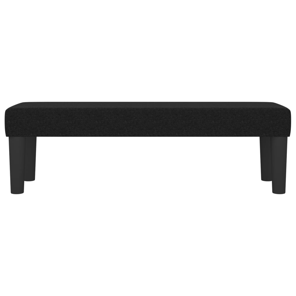 Bench Black 100x30x30 cm Fabric