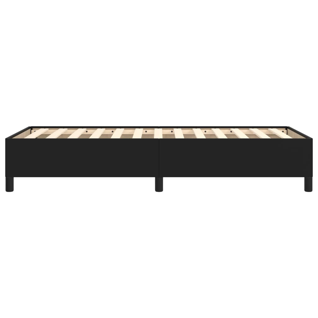 Bed Frame without Mattress Black King Single Faux Leather