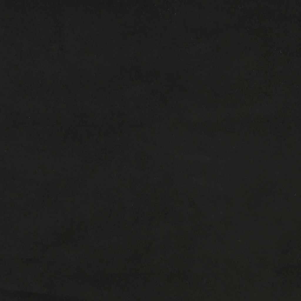 Bed Frame without Mattress Black Queen Velvet