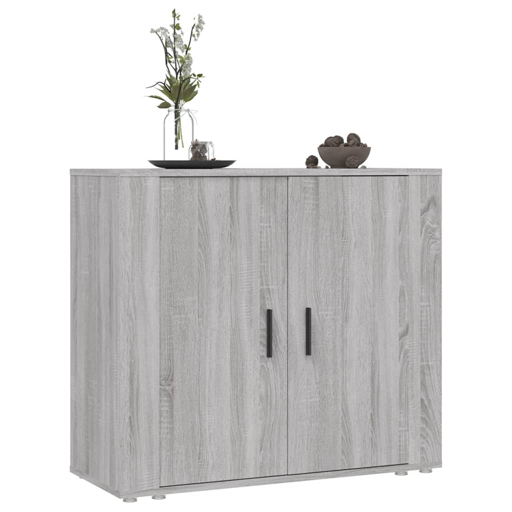 Sideboard Grey Sonoma 80x33x70 cm Engineered Wood